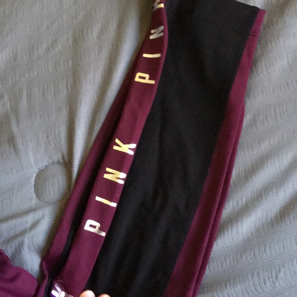 NWT VS PINK Ultimate color block leggings - Picture 4 of 5